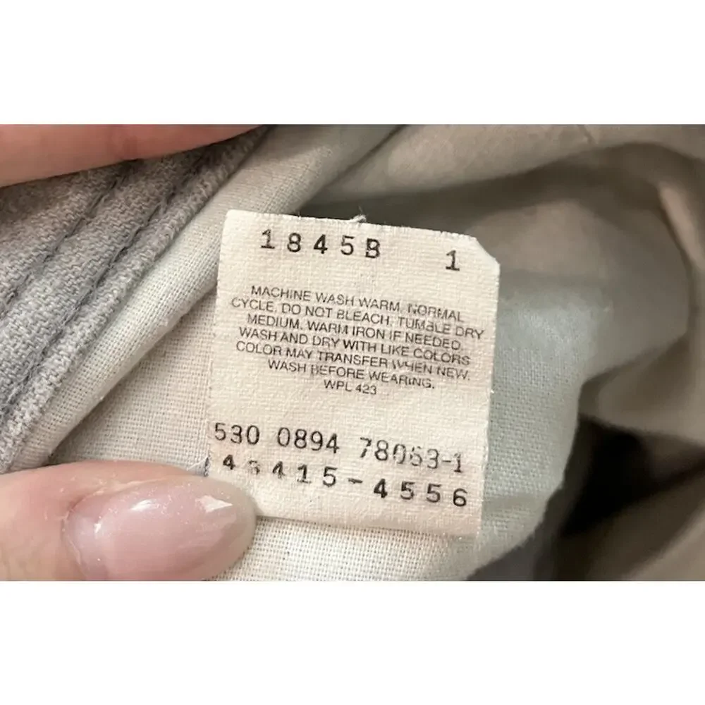 Levi's Vintage Orange Tab Light Gray Men's Action Jeans W32 L30 Made‎ in USA